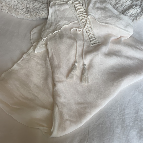 Boho High Neck Ruffle Dress - Picture 4 of 7